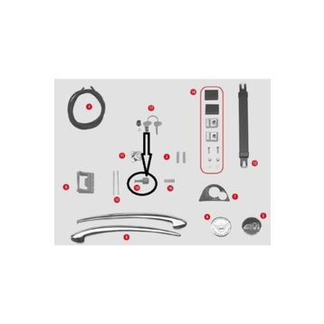 Givi Z388 E21 Çanta Tabla Düğmesi