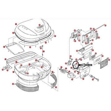 Givi Z628 E52 Çanta Kilit Mekanizması Tutucu