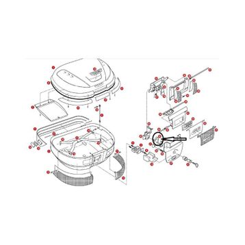 Givi Z628 E52 Çanta Kilit Mekanizması Tutucu