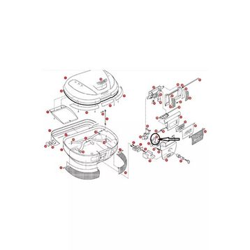 Givi Z628 E52 Çanta Kilit Mekanizması Tutucu