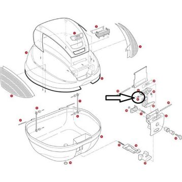 Givi Z632R E52-V35-V46-E260-E340-E350-E370-E450-E470-TRK33 Çanta Yayı