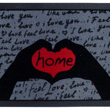 Giz Home İtalyan Format I Feel Love 40x68 cm Kapı Paspası