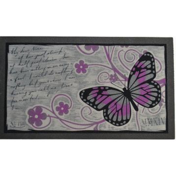 Giz Home İtalyan Format Kelebek 40x68 cm Kapı Paspası