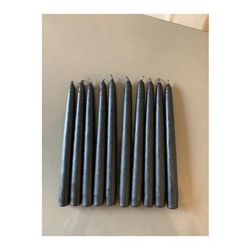 Gizemli Home 10'lu Set Siyah Şamdan Mumu