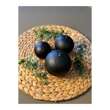 Gizemli Home 3'lü Set Top Siyah Mum