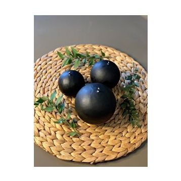 Gizemli Home 3'lü Set Top Siyah Mum