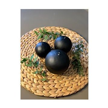 Gizemli Home 3'lü Set Top Siyah Mum