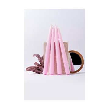 Gizemli Home Pembe 4'lü Set Şamdan Mumu