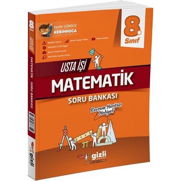 Gizli Yayınları - 8.Sınıf Usta İşi Matematik Soru Bankası