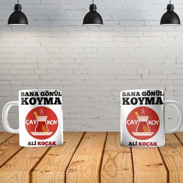 Gizzodo Bana Gönül Koyma Çay Koy Kişiye Özel Baskılı Yeni Tasarım Sihirli Kupa Bardak