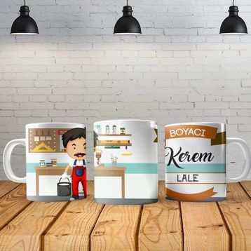 Gizzodo Boyacı Kişiye Özel Baskılı Yeni Tasarım Sihirli Kupa Bardak