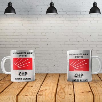 Gizzodo CHP Kişiye Özel Baskılı Yeni Tasarım Sihirli Kupa Bardak