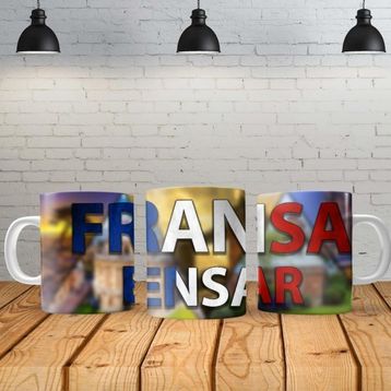 Gizzodo Fransa Kişiye Özel Baskılı Yeni Tasarım Sihirli Kupa Bardak