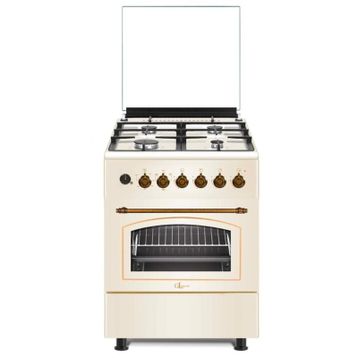 GL General GLF 6040RK 60 cm Rustik Krem Ocaklı Fırın