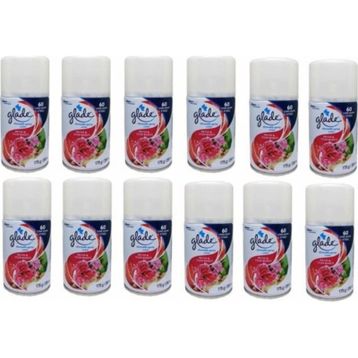 Glade 269 ml Otomatik Sprey Meyve Çiçek Buketi Yedek Oda Kokusu (4 adet)