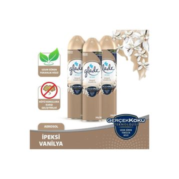 Glade 300 ml Aerosol İpeksi Vanilya Oda Kokusu