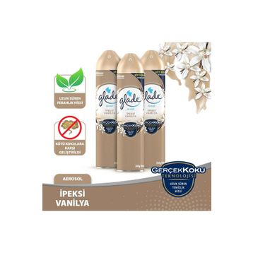 Glade 300 ml Aerosol İpeksi Vanilya Oda Kokusu