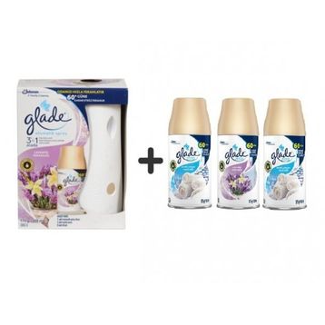 Glade 3x269 ml Lavanta Ferahlığı + 3x269 ml Temiz Çarşaf Ferahlığı Oda Kokusu