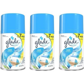 Glade Otomatik Sprey Clean Linen 3'lü Yedek Oda Kokusu