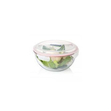 Glasslock D-MBCB400 4000 ml Yuvarlak Cam Saklama Kabı