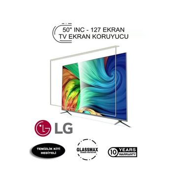 Glassmax LG 50UK6300 Uyumlu 50 inç 127 Ekran TV Ekran Koruyucu