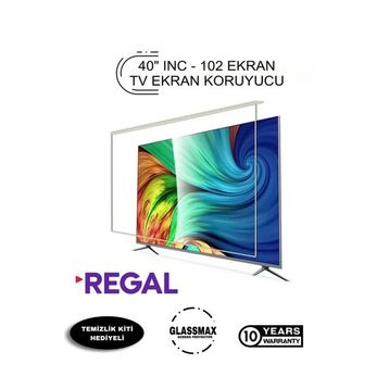 Glassmax Regal 40FHD2000 Uyumlu 40 inç 102 Ekran TV Ekran Koruyucu