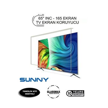 Glassmax Sunny 65UHD7600 Uyumlu 65 inç 165 Ekran TV Ekran Koruyucu
