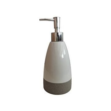 GLC Cone Gri-Beyaz Sıvı Sabunluk