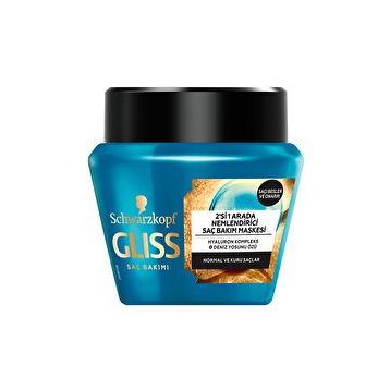 Gliss Aqua Revive Hyaluron ve Deniz Yosunu Özlü Nemlendirici 300 ml Saç Maskesi