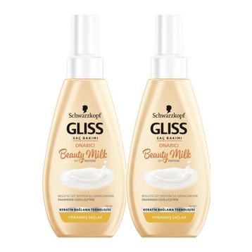 Gliss Beauty Milk Onarıcı Süt Proteini 150x2 ml Saç Bakım Kremi