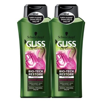 Gliss Bio-Tech 525 ml x 2 Güçlendirici Şampuan