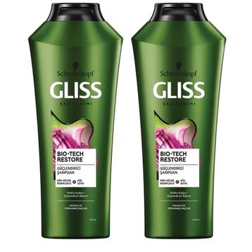 Gliss Bio-tech Güçlendirici 2x360 ml Şampuan Seti