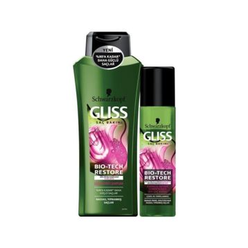 Gliss Bio-Tech Restore 360 ml Şampuan + 200 ml Saç Kremi