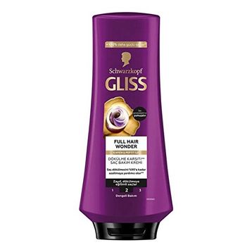 Gliss Full Hair Wonder 3x360 ml Dökülme Karşıtı Saç Bakım Kremi