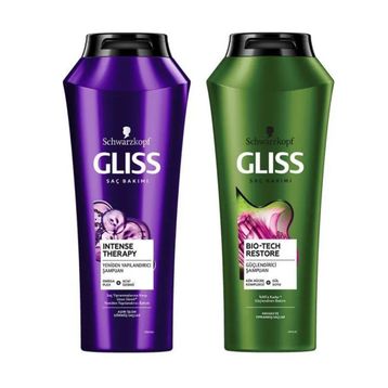 Gliss Intense Therapy 500 ml Şampuan + Bio-Tech Restore 500 ml Şampuan
