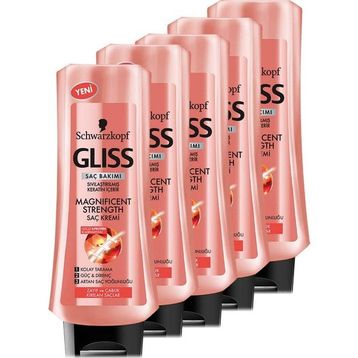 Gliss Magnificent Strength 5x360 ml Saç Kremi