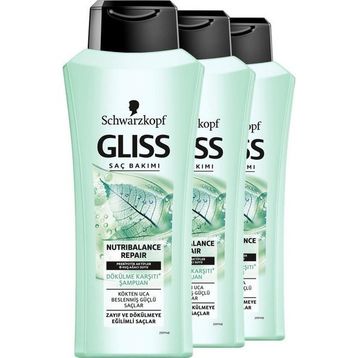 Gliss Nutribalance 3x360 ml Şampuan