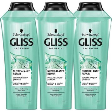 Gliss Nutribalance 3x360 ml Şampuan