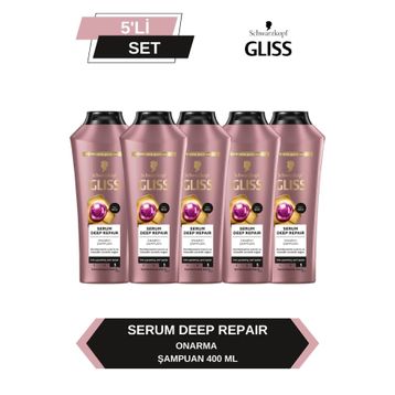 Gliss Serum Deep Repair 5x400 ml Onarıcı Şampuan