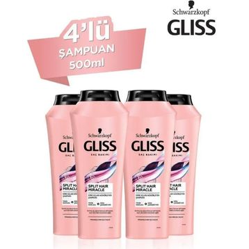 Gliss Split Hair Miracle 4x500 ml Şampuan
