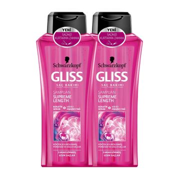 Gliss Supreme Length 2x360 ml Şampuan