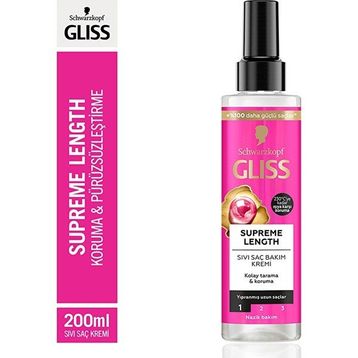 Gliss Supreme Length 5x200 ml Sıvı Saç Bakım Kremi