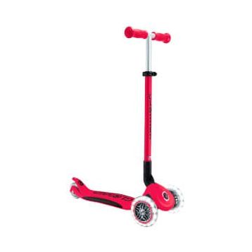 Globber 439-602 Elite Deluxe 3 Tekerlekli Katlanabilir Işıklı Kırmızı Scooter