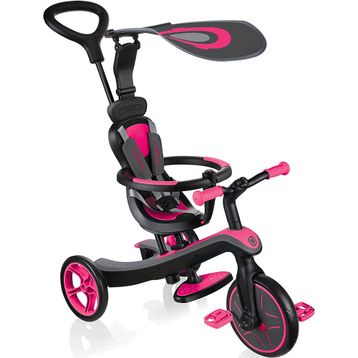 Globber Explorer 4 in 1 Pembe Çocuk Bisikleti