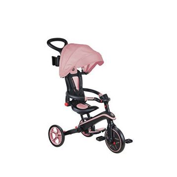 Globber Explorer 4 in1 Pastel Pembe Katlanabilir Çocuk Bisikleti