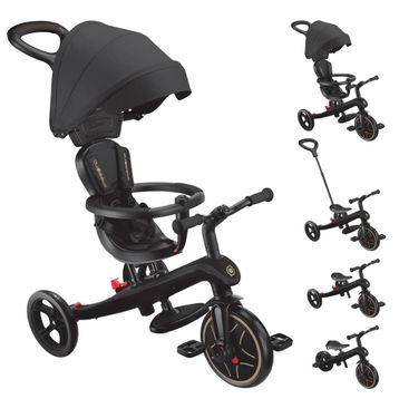 Globber Explorer 4in1 Siyah Üç Tekerlekli Bisiklet