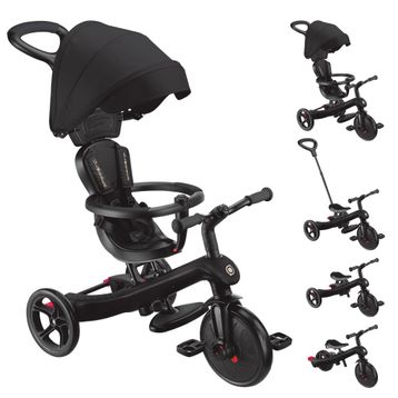Globber Explorer 4in1 Siyah Üç Tekerlekli Bisiklet