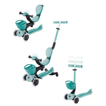 Globber Go Up Baby 360 Pastel Mavi Işıklı Scooter