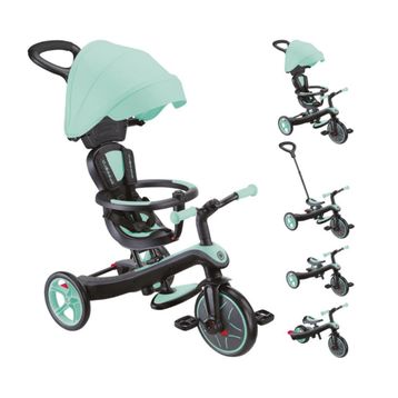 Globber Go Up Baby 360 Zeytin Yeşili Işıklı Scooter