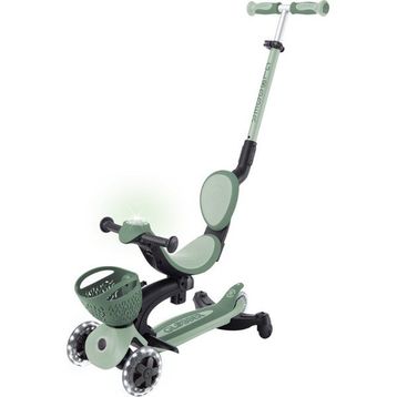 Globber Go Up Baby 360 Zeytin Yeşili Işıklı Scooter